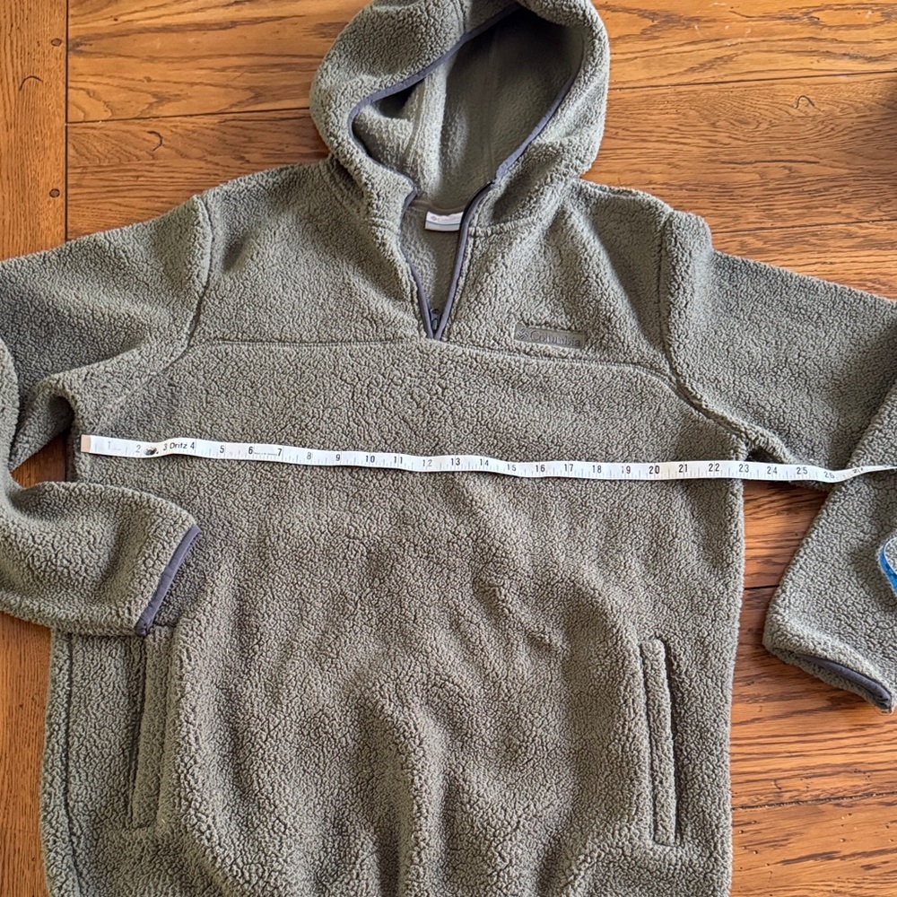 Columbia Olive Green Fleece Hoodie